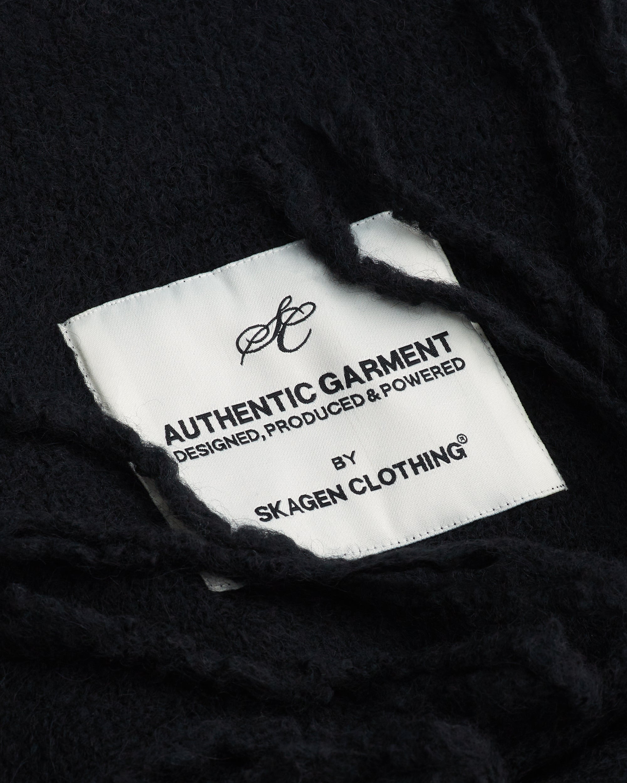 Alpaca Scarf Black